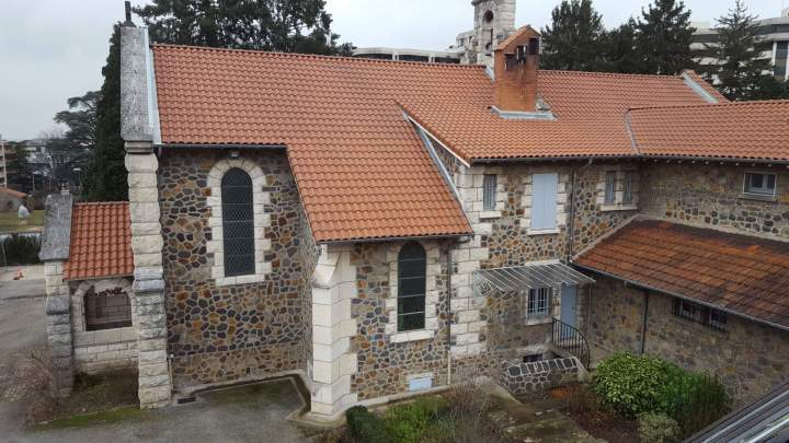 Tuiles plates de France Brun Type Lambert